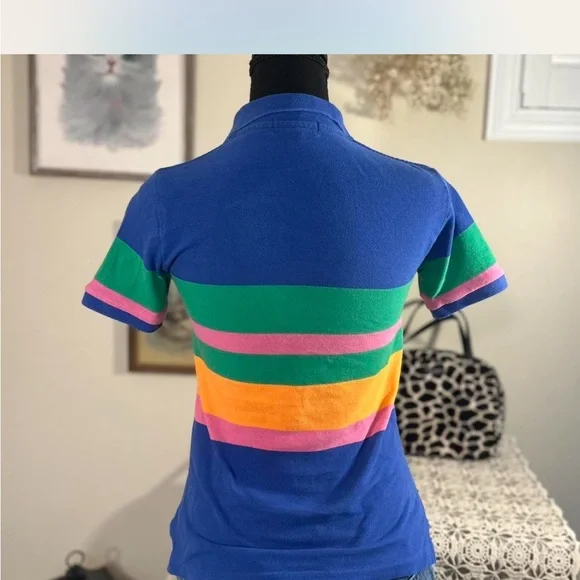 Polo by Ralph Lauren Classic Blue Polo Shirt - Picture 4 of 5